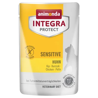 Animonda Integra Protect Sensitive Huhn, ohne Gluten, bei Futterunverträglichkeiten, Veterinary Diet, Harn-pH 6.5-6.9.