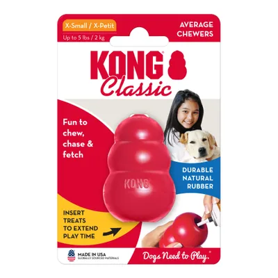 KONG Classic - 1 Stück, 5,72 cm (Größe XS)