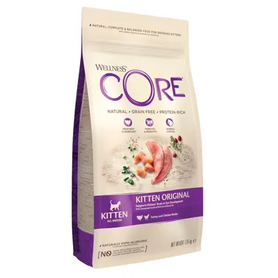 Wellness Core Kitten Original Dry Cat Food - 1.75kg Wellness Core Kitten Original Dry Cat Food - 1.75kg