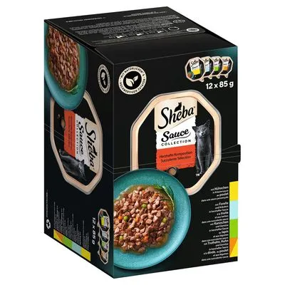 Sheba Variaties in Kuipjes Kattenvoer Megapack 24 x 85 g - Classic in Paté