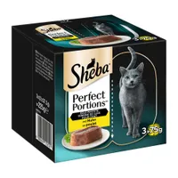 Sheba Perfect Portions 6 x 37,5 g pour chat - Terrine de luxe - poulet
