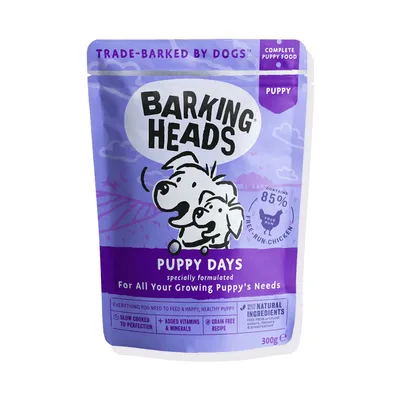 Barking Heads Puppy Days - 10 x 300g Barking Heads Puppy Days - 10 x 300g