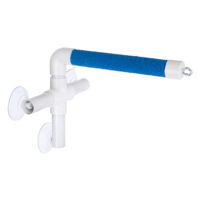 TIAKI Vogelsitzstange für Fenster & Dusche Ø 2,5 x L 22 cm