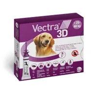 Vectra 3D voor Honden van 25 tot 40 kg - 3 Pipetten x 4,7 ml