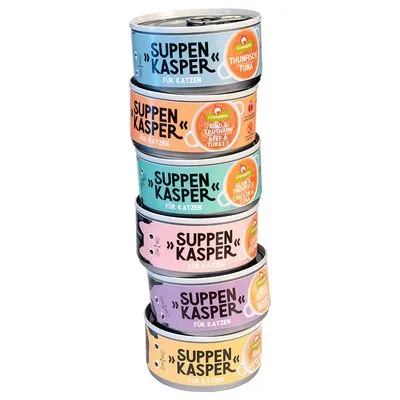 GranataPet Suppenkasper Proefpakket Soep - Voordeelpakket: 24 x 70 g (6 Soorten)