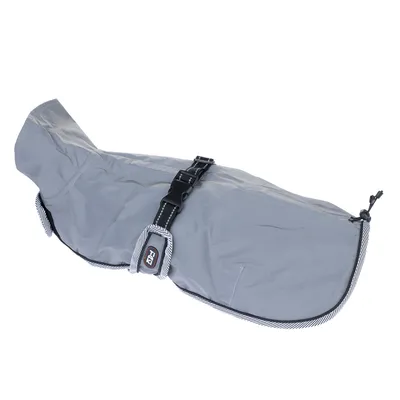 TIAKI Παλτό Σκύλου Reflective Steel - Μήκος Πλάτης περ. 40 cm