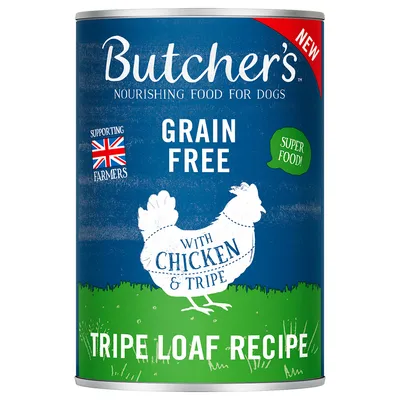 Sparpack: Butcher's Original Grain Free 48 x 400 g - Kyckling & komage i paté