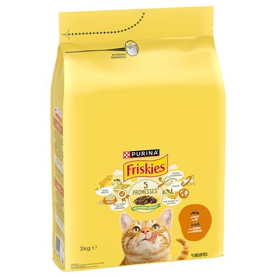 PURINA Friskies Adult poulet, légumes pour chat 3 kg