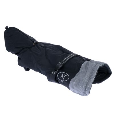 Nomad Tales Bloom Hundemantel Schwarz ca. 50 cm Rückenlänge