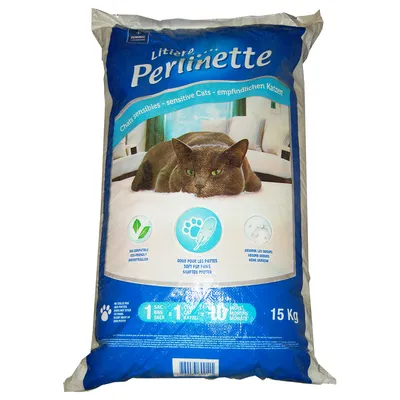 Perlinette Sensitive kissanhiekka - Säästöpakkaus: 2 x 15 kg