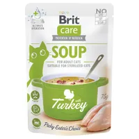 Brit Care suppe til katte 15 x 75 g - Kalkun