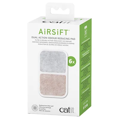 Catit Jumbo -kissanvessa - 6 kpl Catit Airsift -vaihtosuodattimia