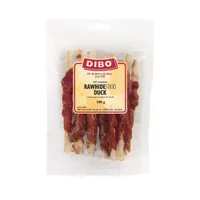 DIBO Bâtonnets de peau crue au canard pour chien -  4 x 100 g
