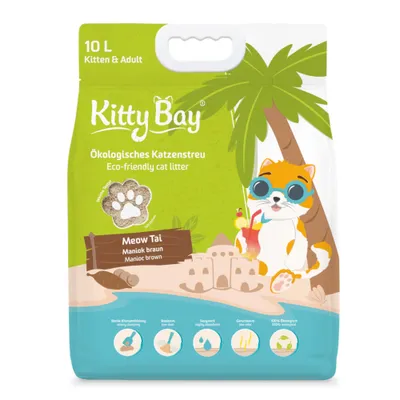 KittyBay Meow Tai Bruine Cassave - 10 l (6 kg) KittyBay Meow Tai Bruine Cassave - 10 l (6 kg)