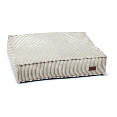 Designed by Lotte liggepude Ribbed, lysegrå - ca. L 70 x B 55 x H 15 cm