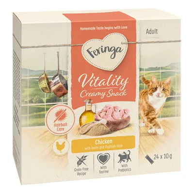 Feringa Vitality Creamy Snacks - Kurczak, 24 x 10 g