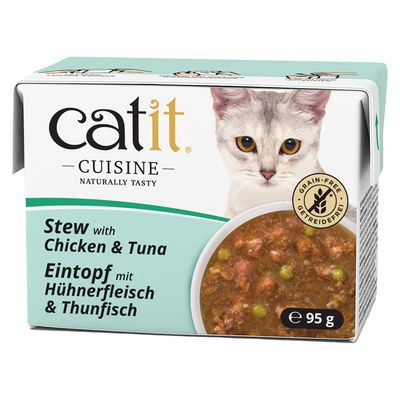 Catit Cuisine Eintopf 12 x 95 g Huhn mit Thunfisch