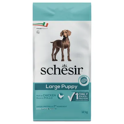 Schesir Dog Large Puppy, z kurczakiem - 12 kg Schesir Dog Large Puppy, z kurczakiem - 12 kg