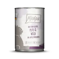 MjAMjAM Duo 6 x 400 g - gute Pute & Wild an Apfelstückchen