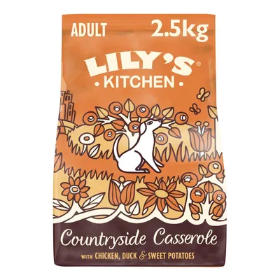2.5kg Lily's Kitchen Countryside Casserole for adults with chicken, duck and sweet potatoes 2.5kg Lily's Kitchen Countryside Casserole for adults with chicken, duck and sweet potatoes