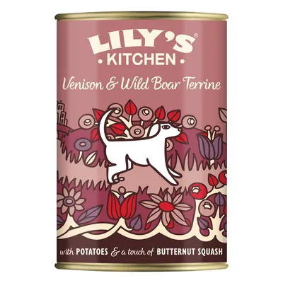 Lily’s Kitchen Venison & Wild Boar Terrine - 6 x 400g