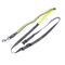 Laisse de jogging Nomad Tales Spirit USB LED jaune fluo et gris pour chien – L 180 à 250 cm, l 25 mm