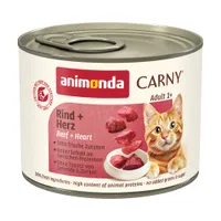 Lot Animonda Carny Adult 24 x 200 g pour chat - bœuf, cœur