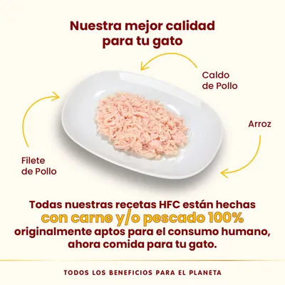 Almo Nature HFC 6 x 280 g - Pollo y gambas al natural