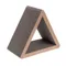 TIAKI Griffoir triangle en carton ondulé pour chat L 45 x l 22,5 x H 40,5 cm