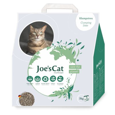 Joe's Cat Nisip din hârtie reciclată care formează bulgări 2 x 8 l (2 x 3 kg)