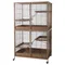 TIAKI Kleintierkäfig Étagère, caramel Sparset: Hauptkäfig + Add-on (L 93,5 x B 63 x H 157,8 cm)