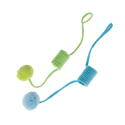 zooplus Basics zestaw zabawek dla kota, spirala - Zestaw 2 sztuk