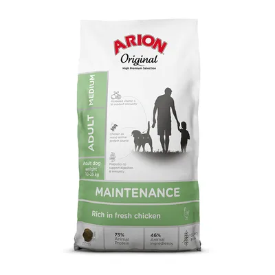 Arion Original Maintenance Medium Breed con pollo - 2 x 12 kg - Pack Ahorro