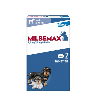 Milbemax Puppy / Small Dog (NL) Ontwormingstabletten - 2 x 2 Tabletten