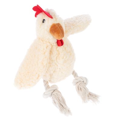 zooplus Basics Hundespielzeug Huhn L 30 x B 15 x H 14 cm