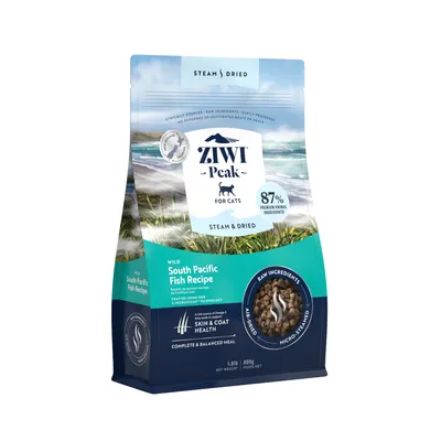 Ziwi Peak Steam & Dried vad dél-csendes-óceáni hal macskatáp - 800 g Ziwi Peak Steam & Dried vad dél-csendes-óceáni hal macskatáp - 800 g