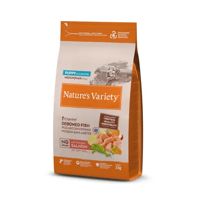 Nature's Variety No Grain Medium/Maxi Puppy Salmon - dog dry food - 3kg