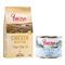 Pack bi-nutrition Purizon Croquettes 400 g + Boîtes 6 x 200 g pour chat 400 g poulet, poisson + 6 x 200 g filet de poulet, saumon