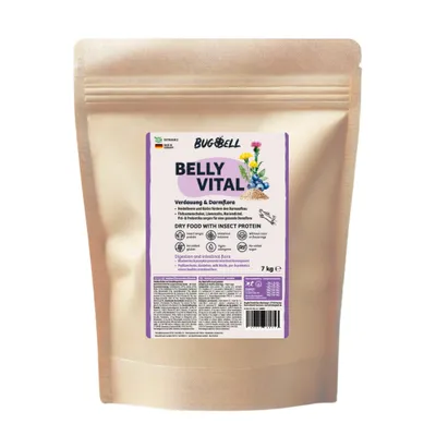 BugBell Belly Vital digestion et flore intestinale - lot % : 4 x 7 kg