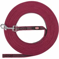 Guinzaglio per cani gommato Trixie, sangria - Tg. S-M: 15 m di lunghezza / 15 mm di larghezza