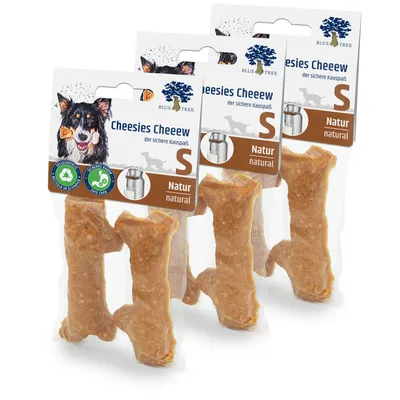 Blue Tree Cheesie Cheeew Natur - Größe S: 3 x 40 g (6 Stück)