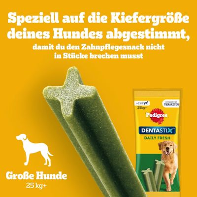 Pedigree Dentastix Daily Fresh, L - 168 kpl, 6480 g