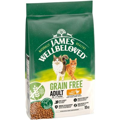 James Wellbeloved Grain Free Adult Cat Hypoallergenic Turkey 10kg