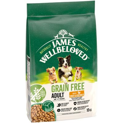 Key ingredients and benefits: dried turkey protein with minerals, linseed for Omega 3, yucca deodoriser, peas for protein, chicory extract for gut flora, potatoes for slow-release energy.