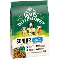 James Wellbeloved Senior Hypoallergenic - Fish & Rice - 15kg