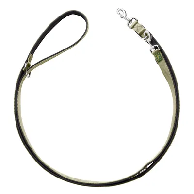 Guinzaglio per cani in neoprene HUNTER, oliva/nero - 200 cm di lungh., 10 mm di largh.