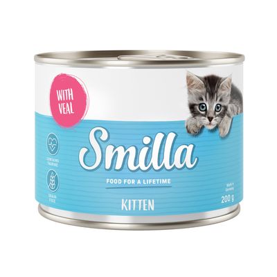 Smilla Kitten Multibuy 12 x 200g with Veal