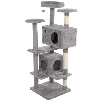 zooplus Basics M/L Scratching Tree - Grey