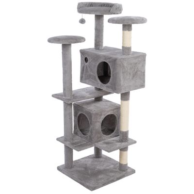 zooplus Basics Kratzbaum M/L grau