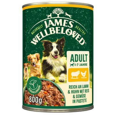 James Wellbeloved Adult Dog Hypoallergenic Lam en Kip